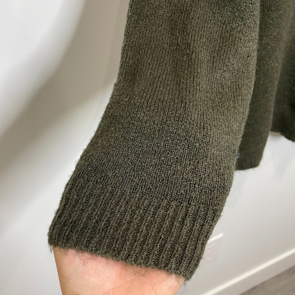 RDI Olive Green V-Neck Sweater - Picture 4 of 8